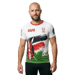 Maglietta A Maniche Corte Kimbia Kenya Multicolour L