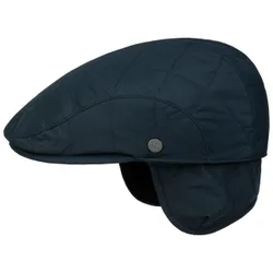 Quilted Flat Cap by - navy - Size: 55 cm