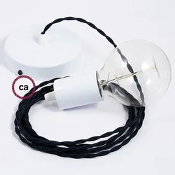 Cables Suspension Luminaire Tm20 2 M Dark Blue / White One Size