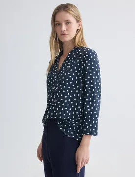 Blusa de mujer estampada manga 3-4 - Zermatt - FashionsVida