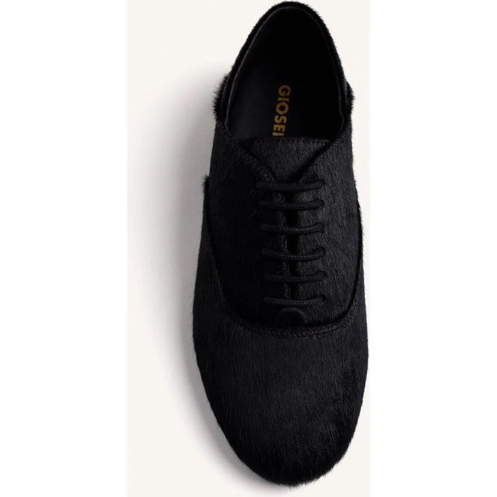 Bluchers de mujer de piel tipo pelo y plantilla acolchada - Gioseppo - FashionsVida
