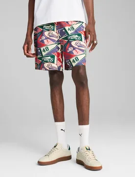 Pantalón cortos de hombre SPORTS LEGACY AOP Relaxed Shorts 6'' WV - Puma - FashionsVida