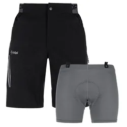 Kilpi Pantaloni Corti Trackee Black