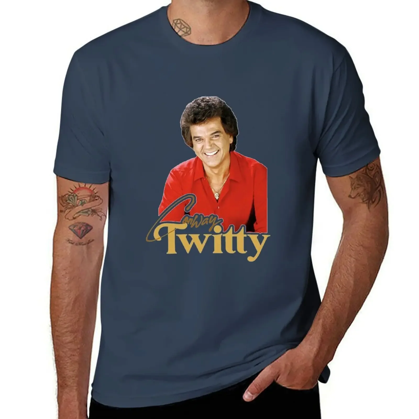 Conway Twitty T-Shirt Basic Solid Tee for Daily Use - Aliexpress - FashionsVida