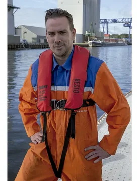N Solas Twin Chamber Life Jacket Red One Size unisex - Besto - FashionsVida