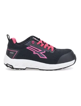 Scarpe antinfortunistiche nero e rosa U power Maya ESD S1PS HI HRO FO SR 37 - U.POWER - FashionsVida