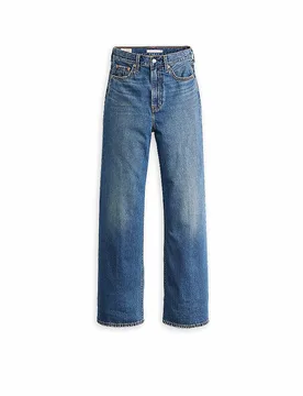 Jeans Wide Leg RIBCAGE dunkelblau 29/L30 Damen - LEVI'S® - FashionsVida