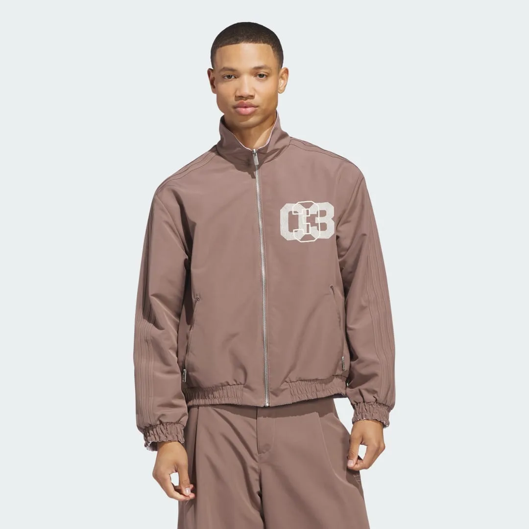 COACH JACKET FIREBIRD S Trace Brown / Team Victory Red - Adidas - FashionsVida