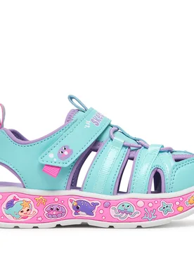 Sandalen Play Scene Splash - Cute Crew 303162N/TQLV Blau 22 female - Skechers - FashionsVida