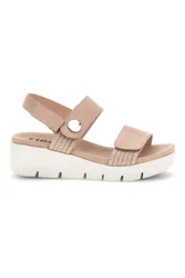 Sandali Rosa cipria con zeppa 4 37