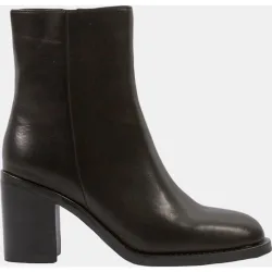 Botines para mujer de piel (becerro) con tacón alto de 7 cm