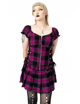 Gothic Top - Hemlock Top - S bis 3XL - für Damen - Größe S - pink - Frauen - female - Heartless - FashionsVida