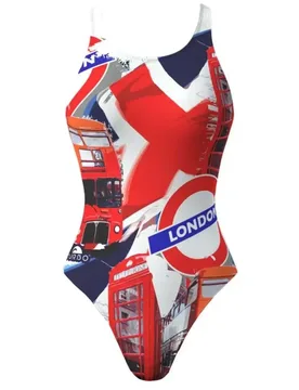 London Swimsuit Multicolor 4 Years Girls - TURBO - FashionsVida
