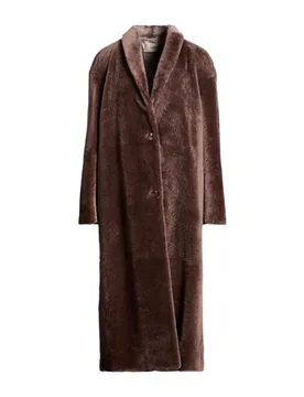 Borreguito y pelo ecológico Mujer Topo 36,38,40 Mujer - Agnona - FashionsVida
