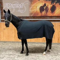 Manski Abschwitzdecke Fleece Baltic schwarz 115cm