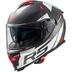 Casco Moto Integrale TYPHOON RS2BM Bianco Nero Opaco taglia S
