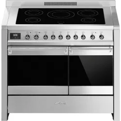 Cocina compacta 100 cm, placa inducción 5 zonas y 2 hornos - A2PYID-81