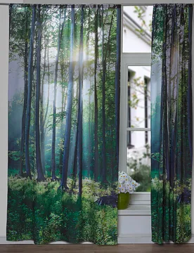 Vorhang "Wald", 140 x 230 cm - Home Deco - FashionsVida