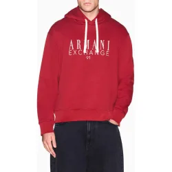 Sudadera de hombre con maxilogo y capucha