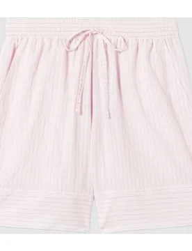 Short de mujer a rayas talle alto elástico - CLAUDIE PIERLOT - FashionsVida
