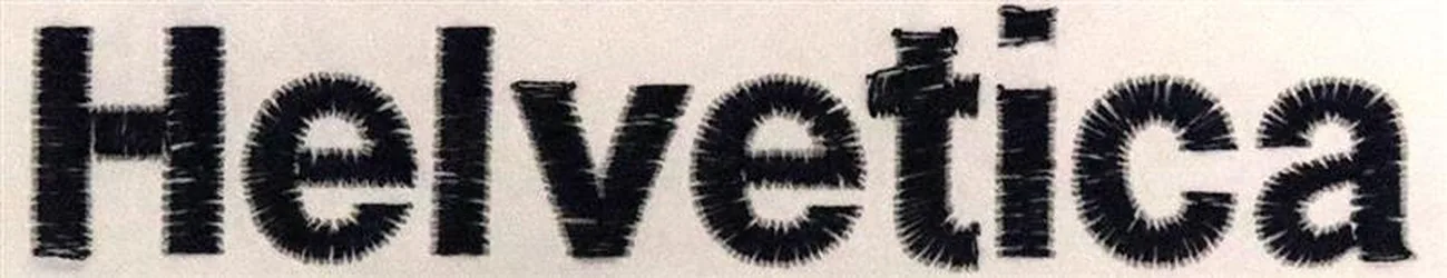 Stickservice Schabracke bis zu 10 Buchstaben Helvetica pink gerade