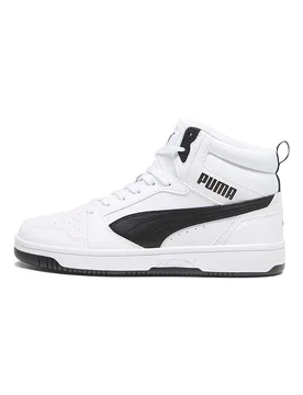 Sneakers alte bianche con dettagli neri Rebound V6 46 - Puma - FashionsVida