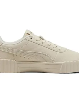 Sneaker Carina 3.0 Suede 03 - Alpine Snow- Gold 36 400721-03 37;38;39;40;42 Female - Puma - FashionsVida