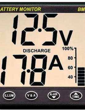 Bm-1 12v Battery Monitor Black One Size unisex - NASA - FashionsVida