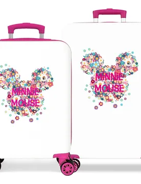 Juego de maletas Minnie Sunny Day Flores rígidas con capacidad de 104L - Disney - FashionsVida