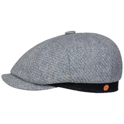 Seven Contrast Edge Flat Cap by - blue - Size: 56 cm