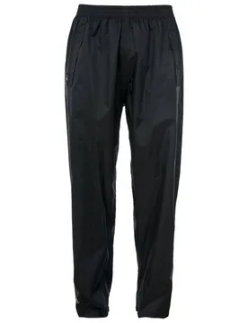 Women's Qikpac TP75 Packaway Waterproof Trousers in Black Size: Small - Black - Size: S - Trespass - FashionsVida
