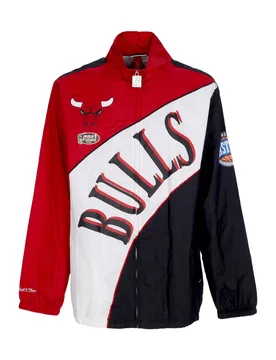 Giacca a Vento Uomo Nba Arched Retro Lined Windbreaker Chibul Multi/white - Mitchell & Ness - FashionsVida