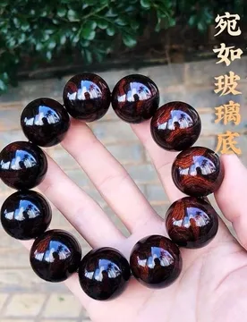 Hainan Huanghuali , Imperial Purple Old Wood Men's Style, 2.0mm Single Strand Buddhist Beads, Wooden Bracelet - Aliexpress - FashionsVida