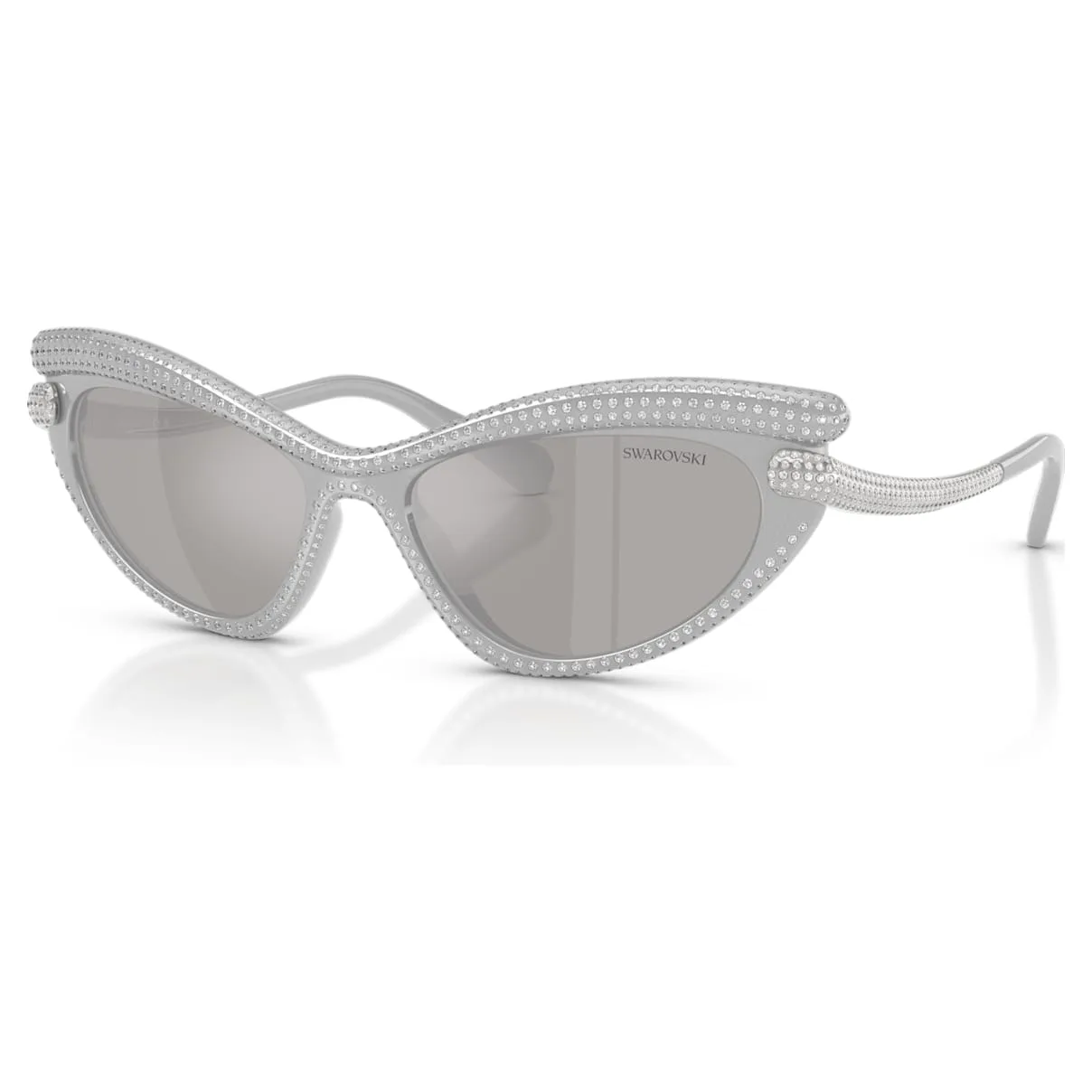 Occhiali da sole, Forma Cat-eye, Tono argentato OS - Swarovski - FashionsVida