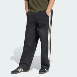 PANTALONI A PIEGHE 3 STRIPES 34" Black