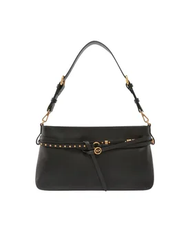 Borse a spalla donna - belt bag classic suede - nero - PINKO - FashionsVida