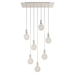 Cables Suspension Luminaire Rose-one Xxl 7 Falls Matte White One Size