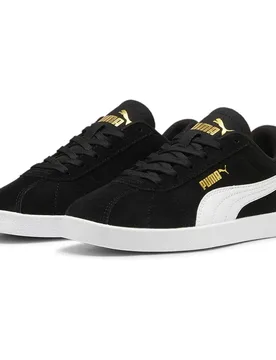 Sneaker Club Ii Black / White / Gold EU 37 - Puma - FashionsVida
