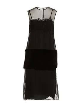 Midi-Kleid Damen Schwarz 34 Damen - Ferragamo - FashionsVida