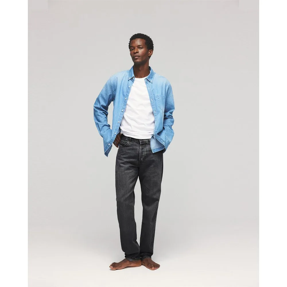 Camisa vaquera de hombre regular de algodón walter - Ecoalf - FashionsVida