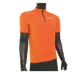Maglia A Maniche Corte Solid Orange
