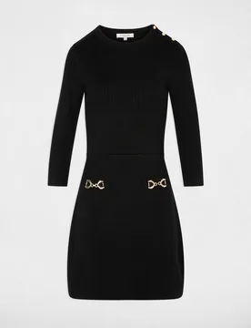 Vestido con detalles de botones - Morgan - FashionsVida