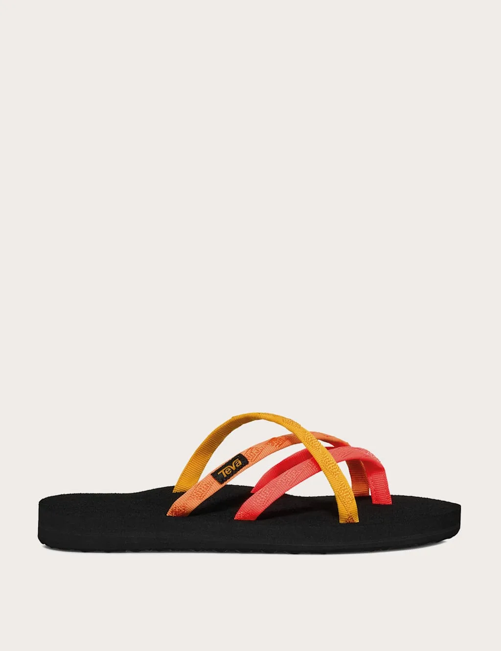 Strappy Flat Flip Flops Coral female - TEVA - FashionsVida