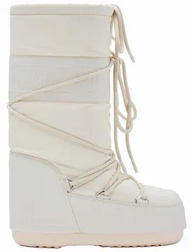 Bottes après-ski - Moon Boot Icon Rubber Cream - Taille 42-44 - Beige - Moonboot - FashionsVida