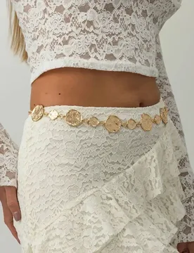 Punk Gold Color Round Belly Waist Chains Women Summer Vacation Sexy Bikini Dress Body Chain Fashion Jewelry Accessory - Aliexpress - FashionsVida