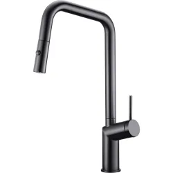 Grifo de cocina monomando con caño extraíble Bonn Imex