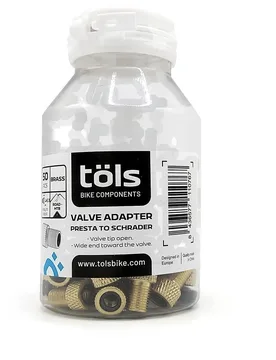Adattatore Per Valvola 50 Unità Gold - Tols - FashionsVida