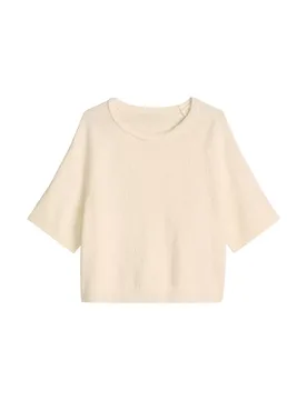 Knit Pullover, hortleeve, Round female - S - FashionsVida