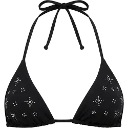 Top de bikini de triángulo con tachuelas