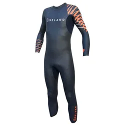 Triathlon Long Sleeve Neoprene Wetsuit Black XS Men